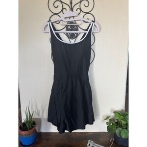 New without tags Black swim dress with built in shorts Size M